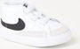 Nike Blazer Mid Crib Baby's White White Black Kind White White Black - Thumbnail 2