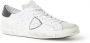 Philippe Model Witte Leren Sneakers met Iconisch Zij Schild White Heren - Thumbnail 2