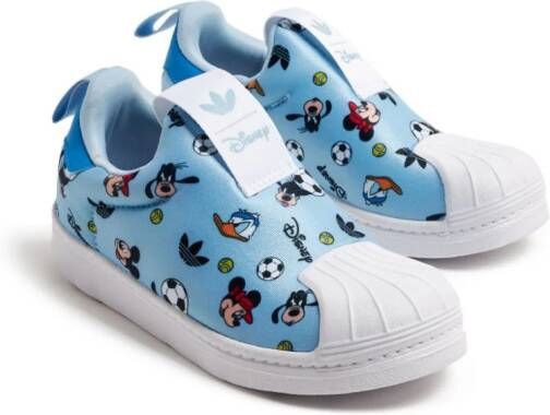 Adidas Kids x Disney Mickey Super-Star 360 sneakers Blauw