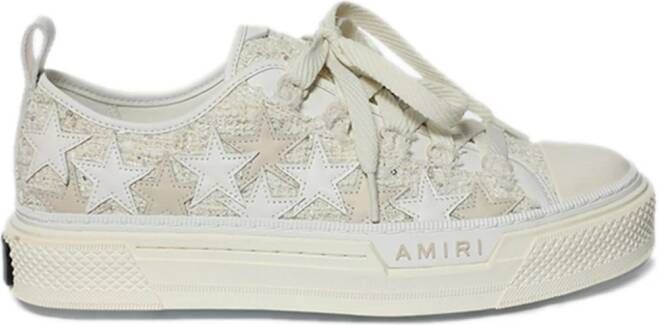 AMIRI Stars Court Low panelled sneakers Beige