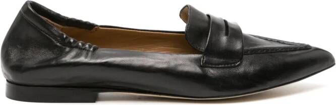 Anna F. 1451 leather loafers Zwart