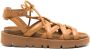 A.P.C. x NRL Iliade sandalen met veters Bruin - Thumbnail 1