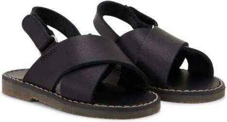 BabyWalker Leren sandalen Zwart