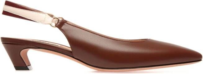 Bally Sylt Nappa leather pumps Bruin