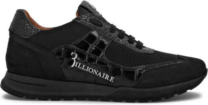Billionaire Sneakers met logoprint Zwart