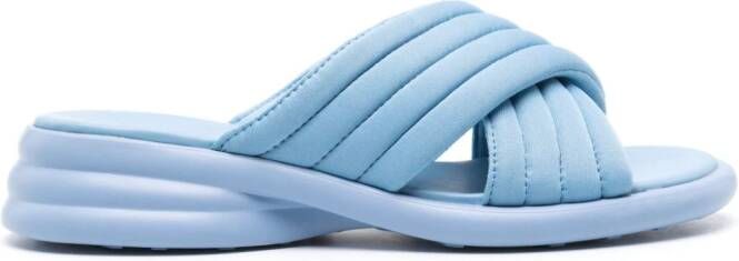 Camper Spiro gewatteerde sandalen Blauw