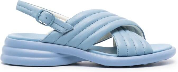 Camper Spiro gewatteerde slingback sandalen Blauw