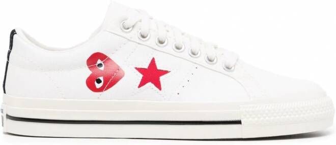 Comme Des Garçons Play x Converse x Converse One Star sneakers Wit