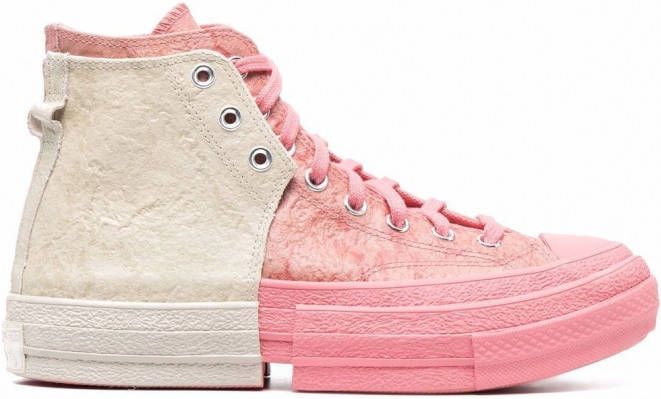 Converse Sneakers met patchwork unisex Stofrubber Stof 4.5 Roze