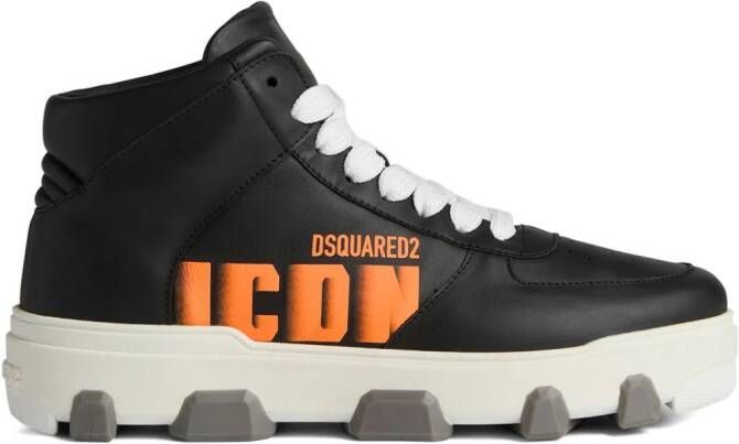 Dsquared2 High-top sneakers Zwart