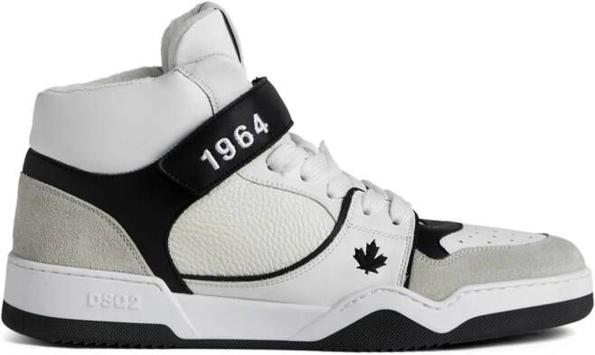Dsquared2 Spiker high-top sneakers Wit