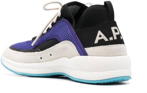 A.P.C. Run Around low-top sneakers Blauw