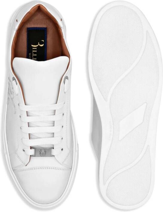 Billionaire Leren sneakers met logo-applicatie Wit