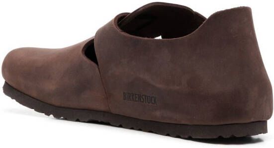 Birkenstock Habana sandalen met gespsluiting Bruin