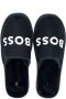 BOSS Logo Slippers J29312-849 voor een Marineblauw Pantoffels - Thumbnail 9