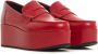 Comme Des Garçons Girl Penny loafers met plateauzool Rood - Thumbnail 2