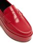 Comme Des Garçons Girl Penny loafers met plateauzool Rood - Thumbnail 4