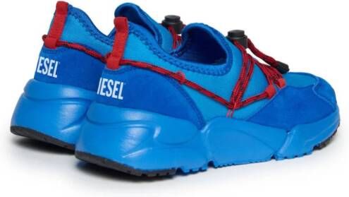 Diesel Kids S-Millenium sneakers met trekkoord Blauw