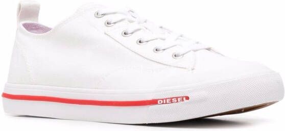 Diesel S-Athos Low canvas sneakers Beige