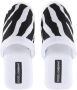 Dolce & Gabbana Slippers met zebraprint Wit - Thumbnail 4