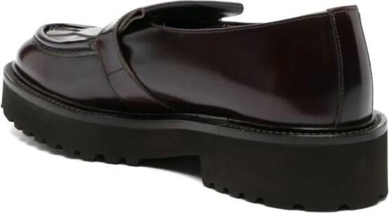 Doucal's Loafers met franje Rood