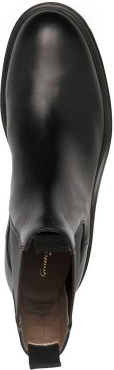 Gianvito Rossi Laarzen met elastisch zijvlak Zwart