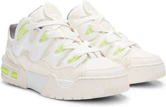 HUGO Sneakers met vlakken Wit