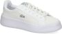 Lacoste Carnaby mesh sneakers Wit - Thumbnail 2