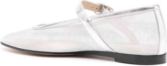 Le Monde Beryl Mary Jane schoenen met mesh Zilver
