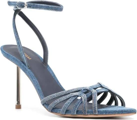 Le Silla Denim sandalen Blauw