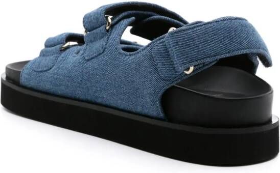 Maje Fardilona denim sandalen Blauw