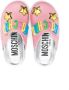 Moschino Kids Slippers met logo Roze - Thumbnail 3