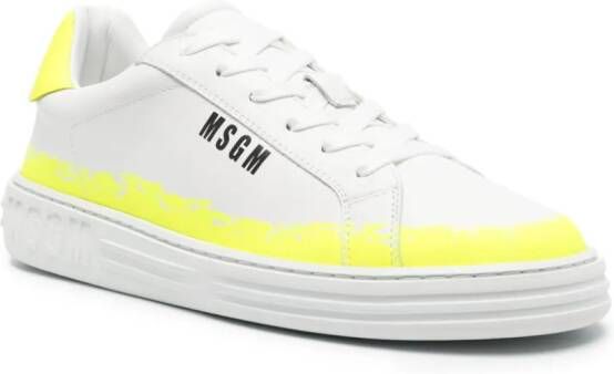 MSGM Sneakers met vlakken Wit