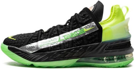 Nike Kids LeBron 18 low-top sneakers Zwart