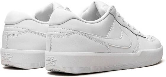 Nike "SB Force 58 Triple White sneakers" Wit
