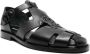 Roberto Cavalli Chunky sandalen met logo-reliëf Zwart - Thumbnail 2