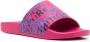 Versace Jeans Couture Slippers met 'Barocco' print Roze - Thumbnail 2