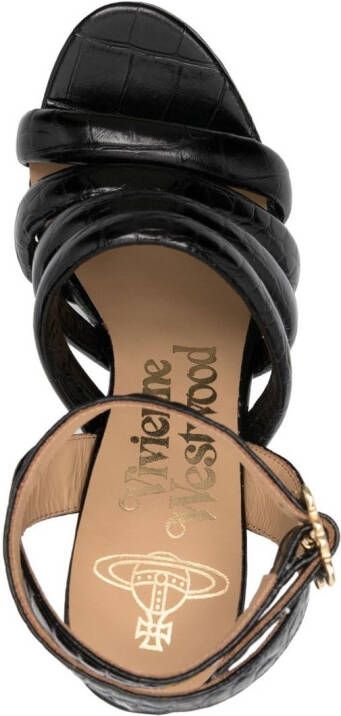Vivienne Westwood Sandalen met plateauzool Zwart