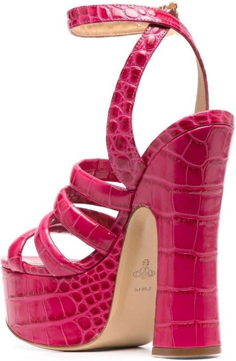 Vivienne Westwood Britney sandalen met open neus Roze