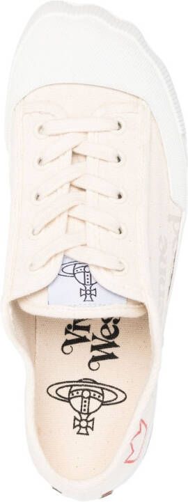 Vivienne Westwood Sneakers met logoprint Beige