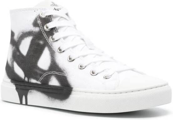 Vivienne Westwood Plimsoll high-top sneakers Wit