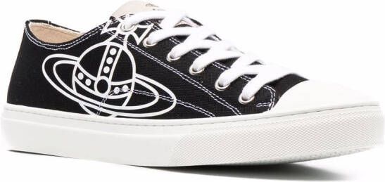 Vivienne Westwood Sneakers met logo Zwart