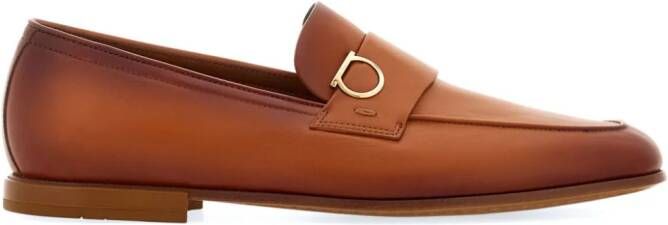 Ferragamo Gancini-charm leather mocassin loafers Bruin