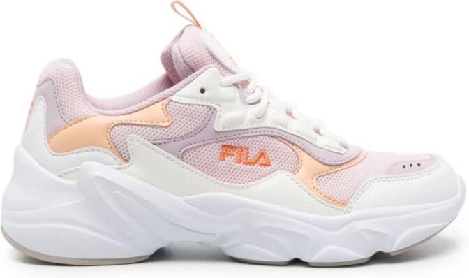 Fila Collene panelled chunky sneakers Roze
