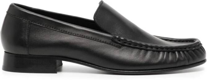 GIABORGHINI Bodil leather loafers Zwart