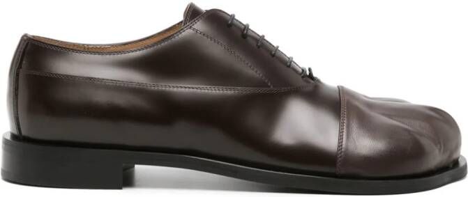JW Anderson sculpted-toe leather Derby shoes Bruin