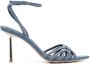 Le Silla Denim sandalen Blauw - Thumbnail 1