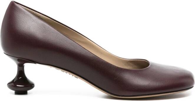 LOEWE Toy 45mm leather pumps Rood