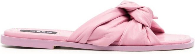 MSGM Sandalen met geknoopt bandjes Roze