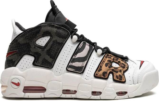 Nike "Air More Uptempo Animal Instinct sneakers" Wit